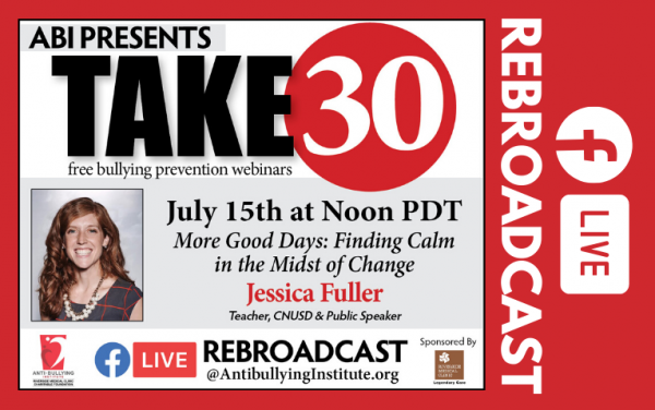 ‘Take 30, Take 2’ Rebroadcast – Finding Calm in the Midst of Change